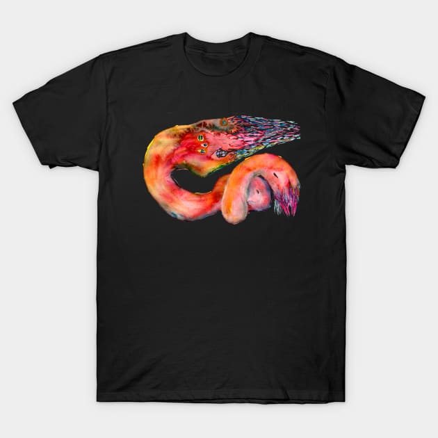 Midgard  Ragnarok serpent in rage T-Shirt by Pragonette